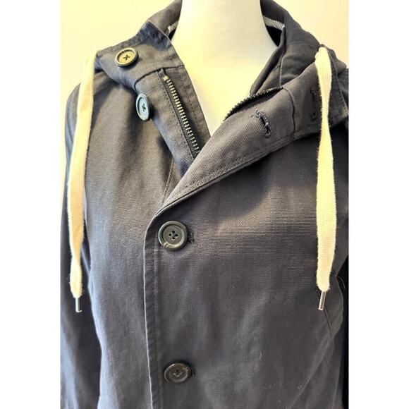 NWOT J. Crew Hooded Essie Jacket Lightweight Utility Size PS (classic preppy) - Picture 3 of 7
